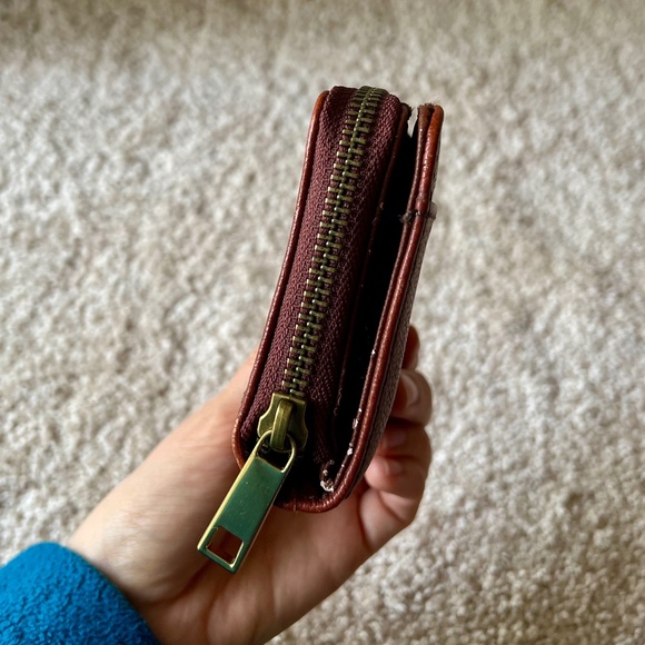 Fossil Wallet - Evelyn Bi-fold Wallet in Medium Brown Leather - Picture 7 of 13